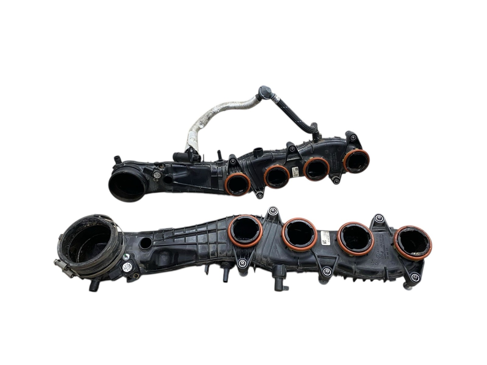 2022 Aston Martin V8 Vantage 4.0L M177 Left & Right Engnie Intake Manifold Set