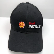 Shell Rotella Baseball Cap Trucker Dad Hat Logo Strapback Black Men OSFA
