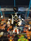 Vintage 1993 Bandai Power Rangers BLACK RANGER Zach 8" inch Action Figure     c4