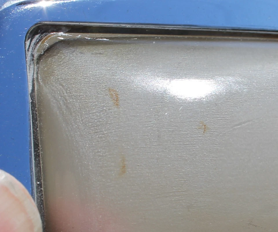 1947 1948 1949 1950 KAISER-FRAZER интерьер купол света стекла и ободок - Изображение 2 из 4