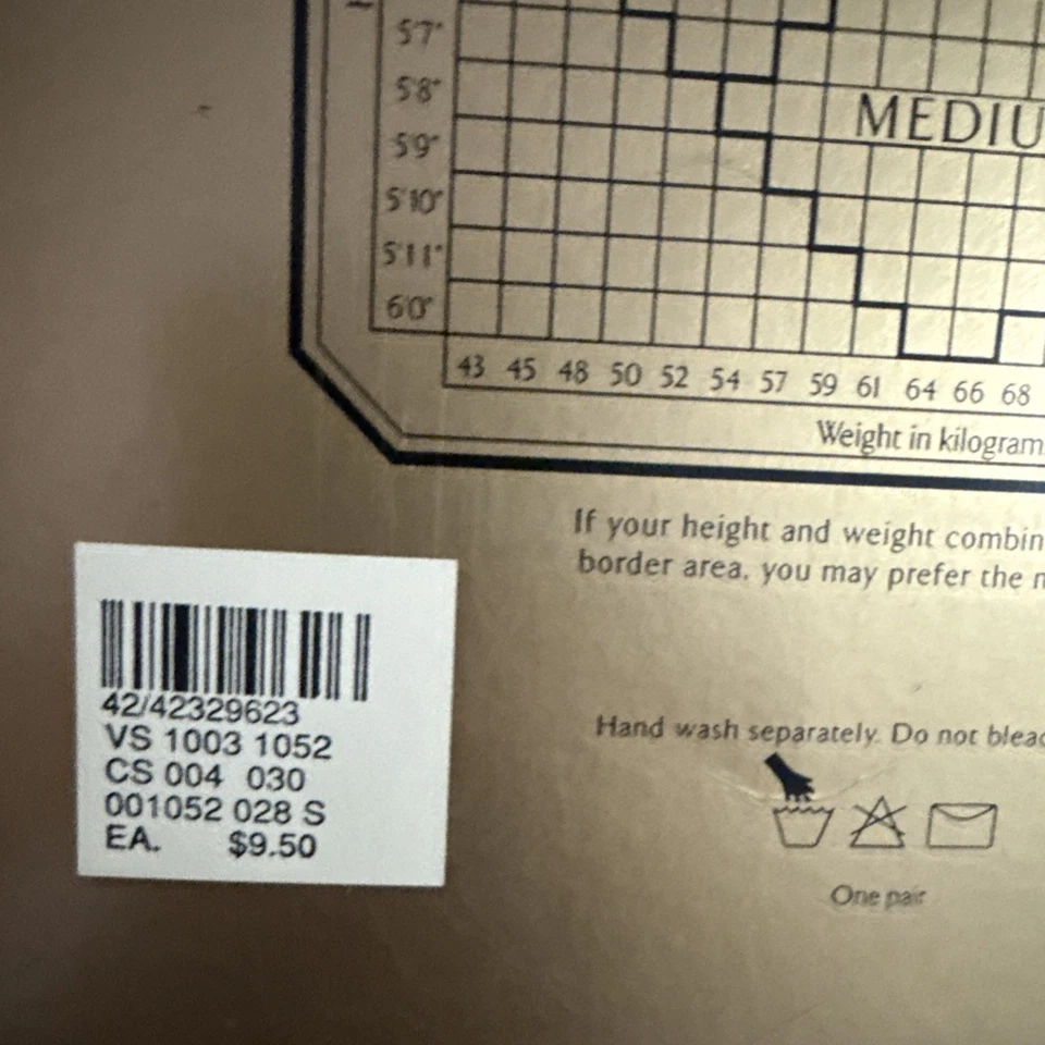 De Colección Victoria's Secret Glamour Encaje Transparente Top Muslo Alto Chocolate Pequeño Hoisery Foto 4 de 4