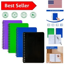 4.2x6.1 Pocket Notepad Set - 4 Soft Cover Spiral Notebooks for All Needs