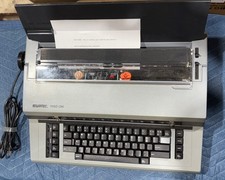 Vintage Grey Office Swintec Electronic 1146 CM Typewriter-Working Condition thumbnail