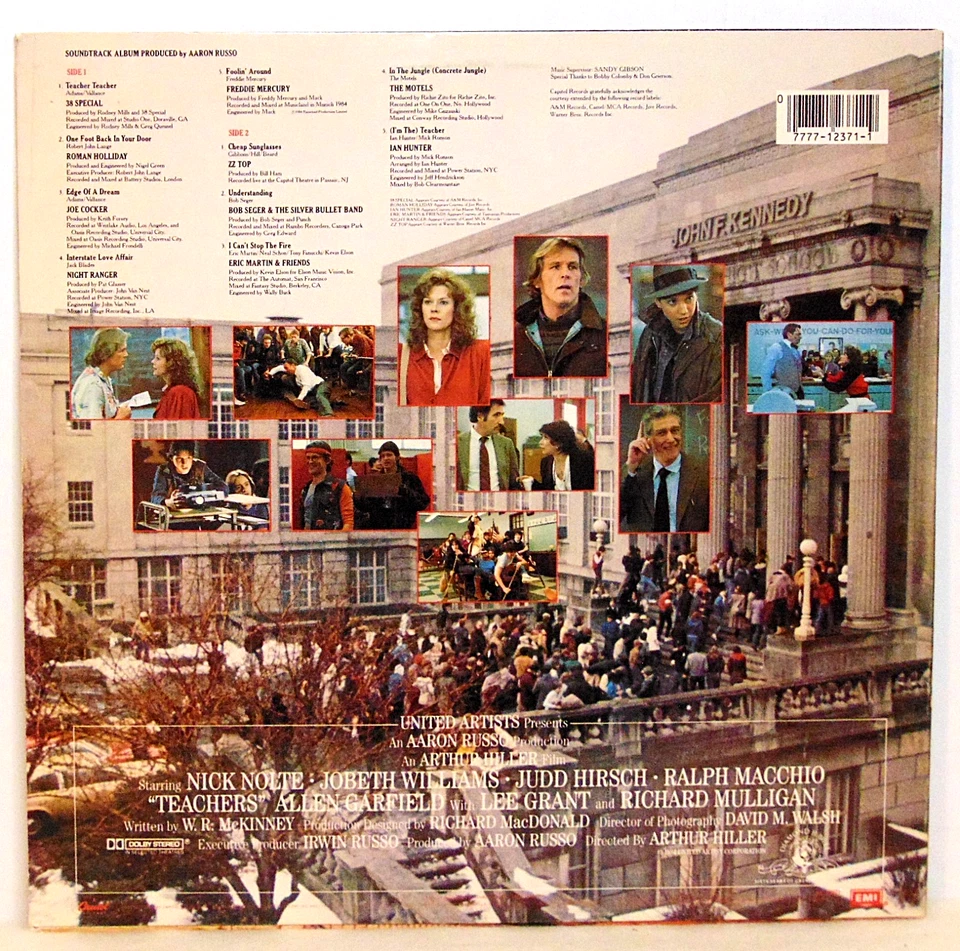 ZZ Top Seger Cocker 38 Special - 1984 Capitol Original Soundtrack "Teachers" NM- - Image 2 of 4