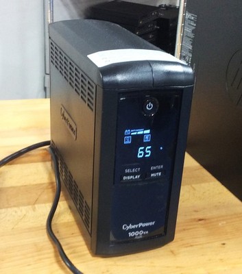 CyberPower CP1000AVRLCDa 1000VA 600W UPS Backup w/ LCD AVR No Battery