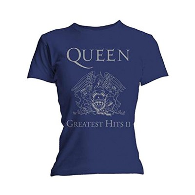 Ladies Queen Greatest Hits Freddie Mercury offiziell Frauen T-Shirt Damen