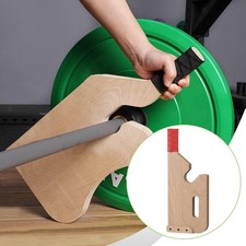 Wood Barbell Jack Stable Deadlift Jack for Deadlifting Workout Barbell Stand