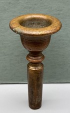 Vintage Cornet Trumpet Mouthpiece Unmarked Short Shank Raw Brass As-Is Project