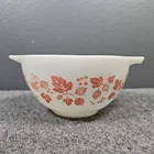 Vintage PYREX Pink Gooseberry 441 Double Spout Cinderella Mixing Bowl 1.5 Pint
