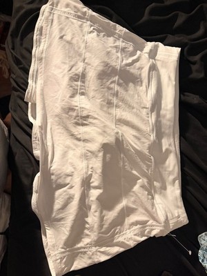 Lululemon Women's Pace Rival Skirt Off White Lined Mid Rise Golf Tennis Size 12