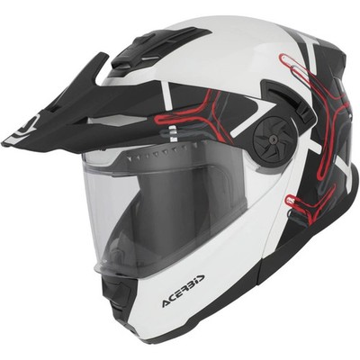 Acerbis Adventure Helm Rider Graphic Weiß/Schwarz
