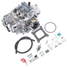 Aluminum Carburetor 4150 Mechanical Secondary 750 Cfm 4 Barrel Dual Fuel Inlet