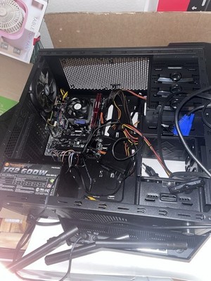 Thermaltake TR2 TR-600 ATX Mid Tower Case 600W PSU Black Steel USB Audio