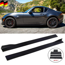 78.7"/2M Schwarz Glanz Seitenschweller Sideskirts F&uuml;r Mazda MX-5 Miata ND RF