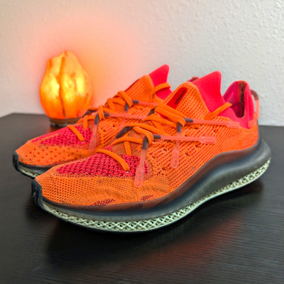 adidas 4D Fusio ''Screaming Orange'' Primeknit Low Top Lace Up FY5929