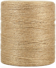 Natural Jute Twine, 1500 Feet 2Mm Garden Twine, Brown Jute String for Arts and C