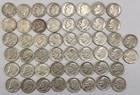 Roll of 50 Silver Roosevelt Dimes $5 Face Value 90% Silver Coins Mixed Dates