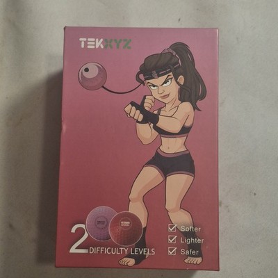 Boxing Reflex Ball, 2 Difficulty Levels Boxing Ball with Headband New, Open Box