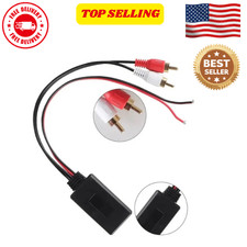 Car Audio Stereo Bluetooth AUX Receiver Module 2 RCA Interface Cable Adapter