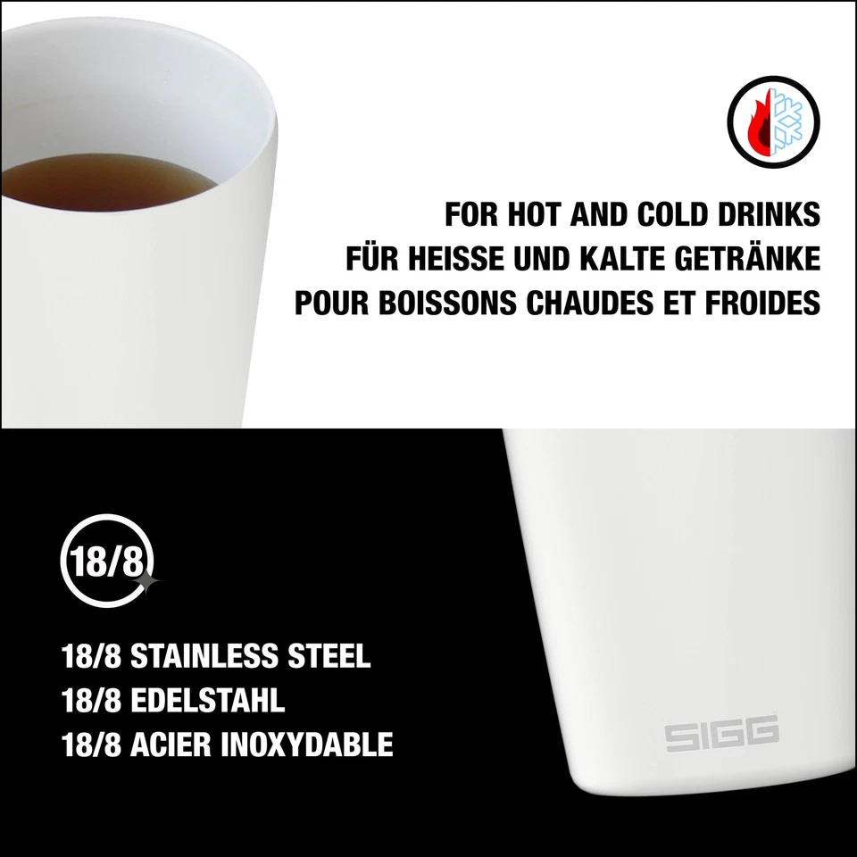 - Taza de viaje de café crema pura Neso - con tapa Tritan - apta para lavavajillas - Lig... Foto 4 de 4