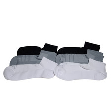 Tommie Copper 6 Pack SnugStay Compression Socks - Basic Medium Ankle