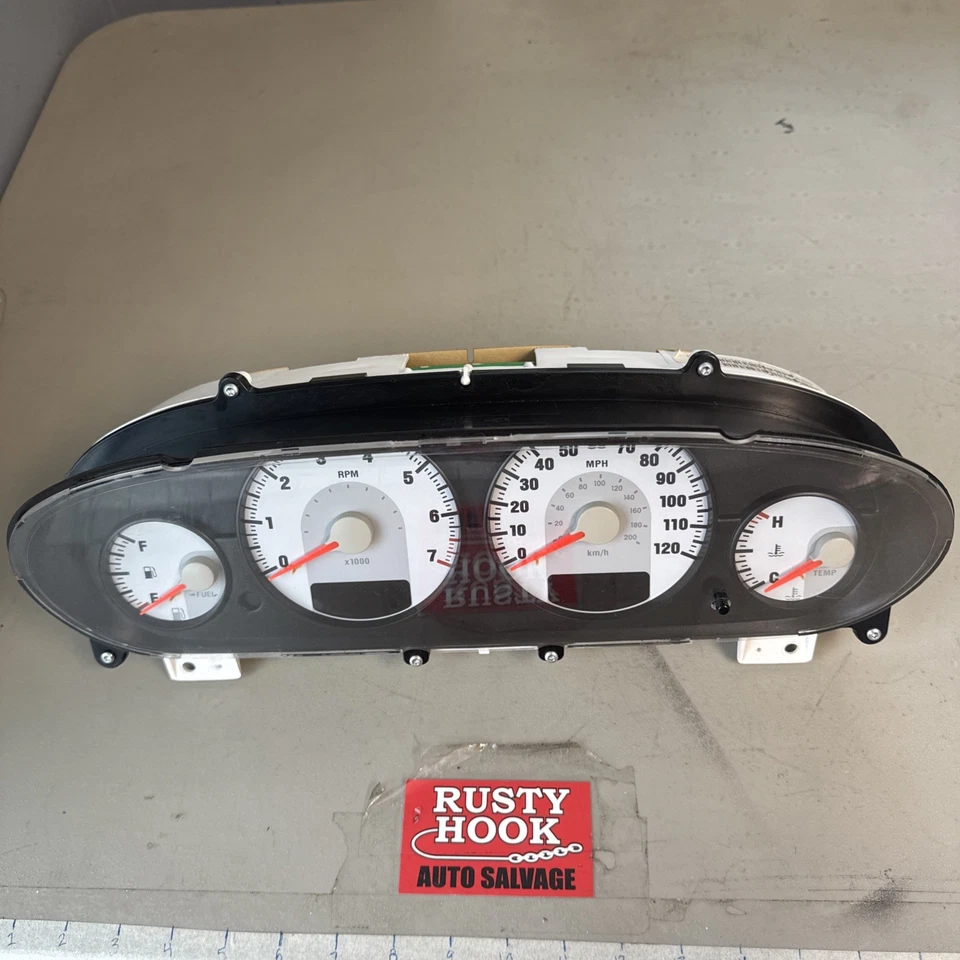 2006 DODGE STRATUS INSTRUMENT GAUGE CLUSTER PO4602469AB 59,515miles - Image 2 of 4