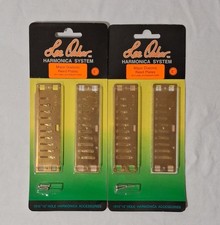 2pc Lot Lee Oskar 1910 Major Diatonic Reed Plates Key of Eb - New Old Stock