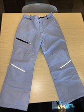 Swiss Tech Girls Snow Pants 10-12 Youth large Purple Pockets Lined Polyester New