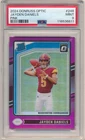 JAYDEN DANIELS 2024 DONRUSS OPTIC #248 RC ROOKIE PINK HOLO PRIZMS SP PSA 9 MINT