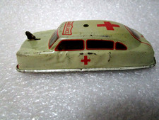Vintage Argo Tin Litho Ambulance with Bell c 1950's Japan