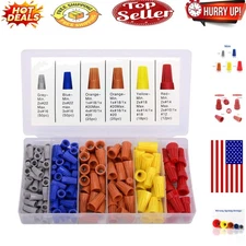 Reliable 180 PCS Electrical Wire Connector Kit - Safe, User-Friendly & Versatile