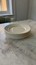 Wedgwood Edme Cream Starter Dessert Plates 9-inch