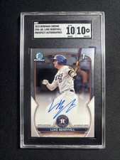 2023 Bowman Chrome Prospect Auto Luke Berryhill #CPA-LBL PSA 10 GEM MT Auto