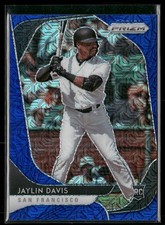 2020 Panini Prizm #192 Jaylin Davis Blue Mojo Prizm #/175