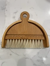 Desktop Table Dustpan and Brush Set Iris Hantverk Brown