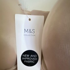 M&S Collection Beige Underwired Corselette Shapewear Firm Control 38C
