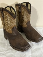 DURANGO KID'S 8" WESTERN, Tan Kids Size 7M US UNISEX LIL Durango