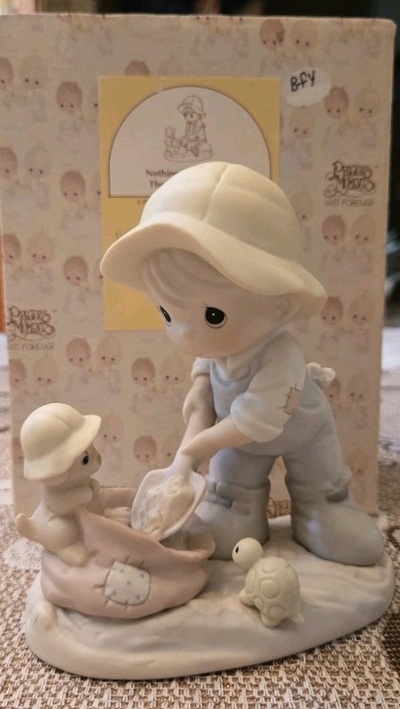 Precious Moments 603864 "Nothing Can Dampen The Spirit Of Caring"  1993 W/Box