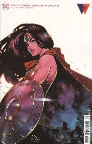 Sensational Wonder Woman #5B Ruan Variant NM 2021 Stock Image
