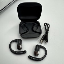 Shokz OpenFit Air Open-Ear True Wireless Bluetooth Earbuds Black  Tested