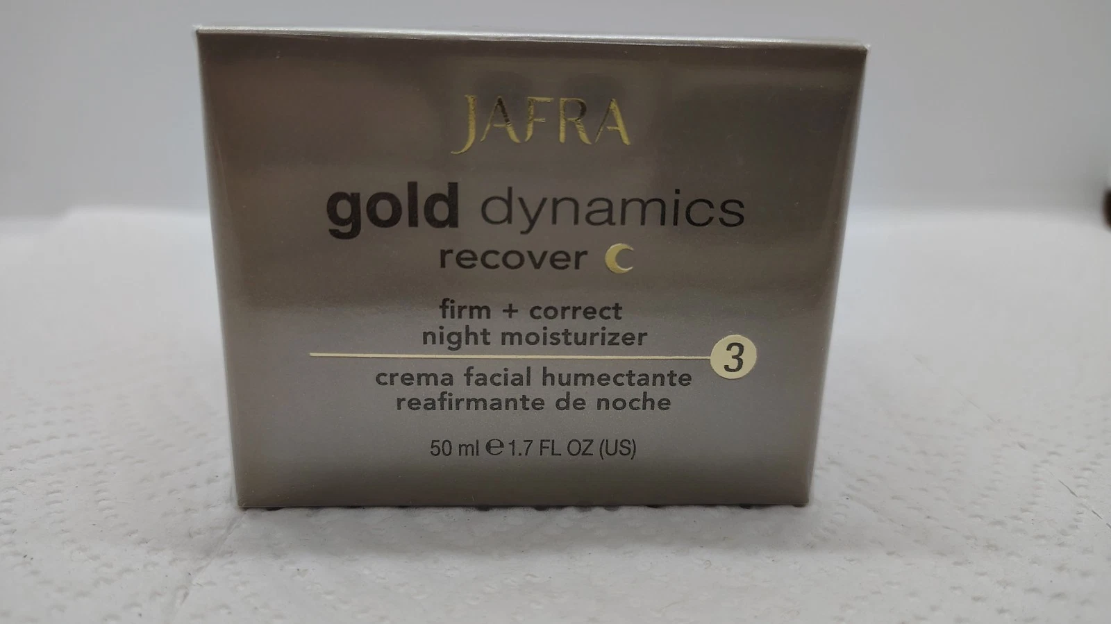 JAFRA Gold Dynamics Recover Firm & Correct Night Moisturizer 1.7 fl. oz. 1 PACK