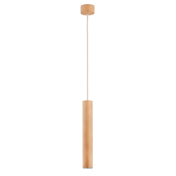 Pendelleuchte Holz Skandinavisch Wohnzimmer GU10 B:8.5 Cm HäNgelampe Esszimmer-image