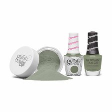 Gelish "So Check It" Trio, Green Creme - Includes gel polish, lacquer, and dip