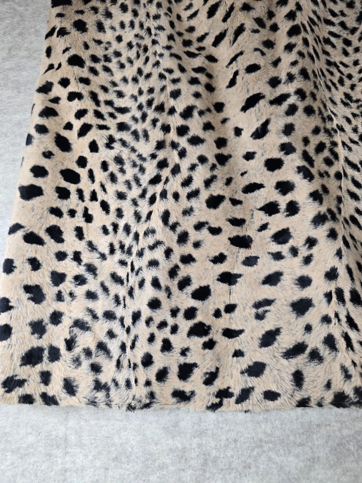 Saia nova com etiquetas Oscar por Oscar de La Renta falsa leopardo comprimento do joelho tamanho 10P - Imagem 3 de 4