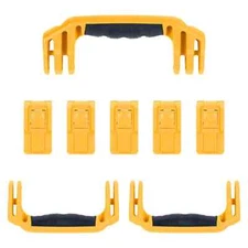 Yellow Pelican 1615 replacement handle & latch kit. (Push button).