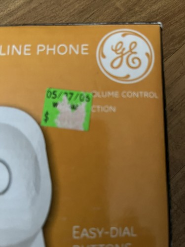 Slimline Phone GE Telephone Model #29253GE1-B Push Button Desk or Wall NIB - Zdjęcie 18 z 21