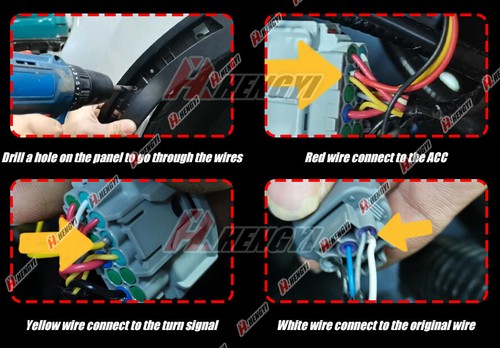 Smoke Dynamic LED Side Marker Light Turn Signal Driving DRL For Honda CR-V 2023 - Picture 2 of 8