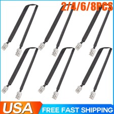 New SO239 UHF Female to UHF Female Door/Window Pass Through Flat Coaxial Cable