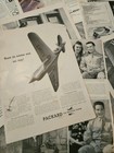Military Ephemera Lot 130 Pages 1940s LIFE Articles Great Advertisements Planes — photo 8