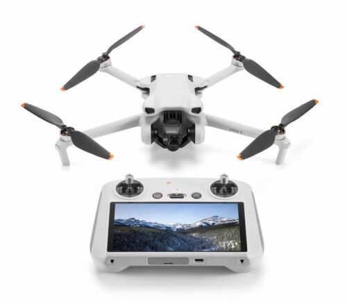 Mini drone caméra léger et pliable DJI Mini 3 (DJI RC) avec vidéo 4K HDR - Photo 1/6